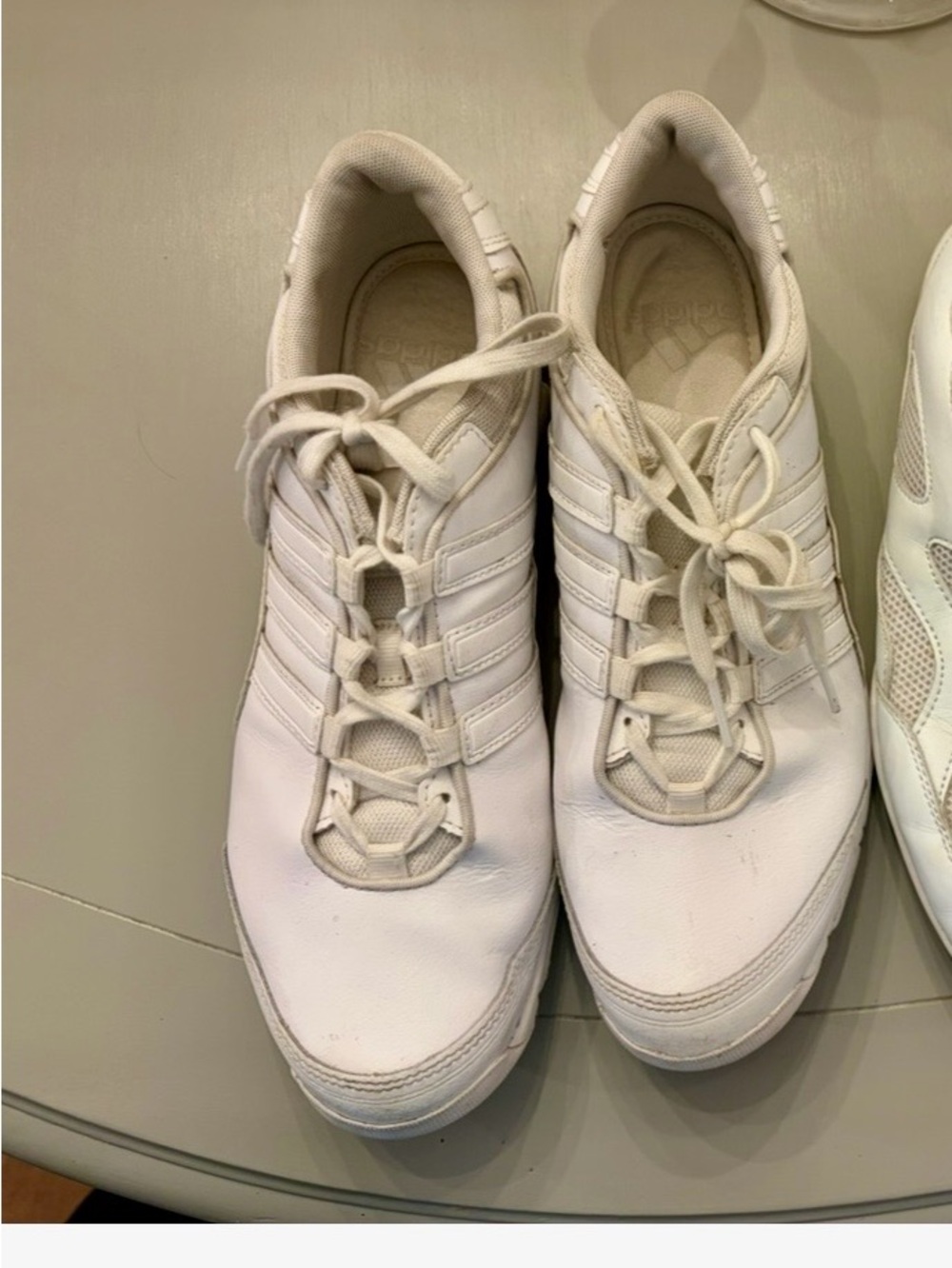 adidas Women's White Athletic Lace-Up Sneakers